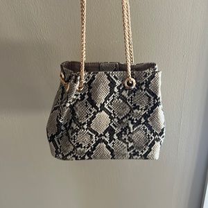 MMS Snakeskin Crossbody